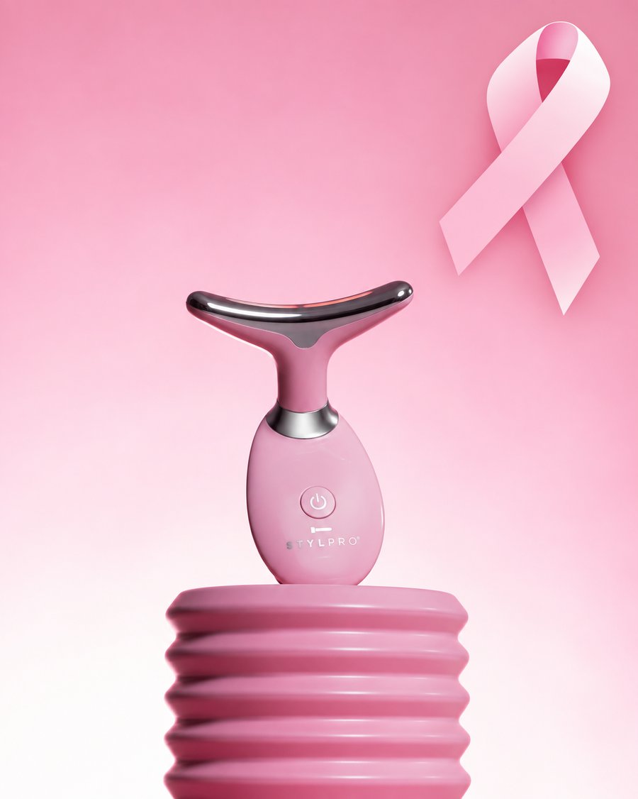 Stylpro Fabulous Firmer Neck & Face Smoother - Bleika slaufan