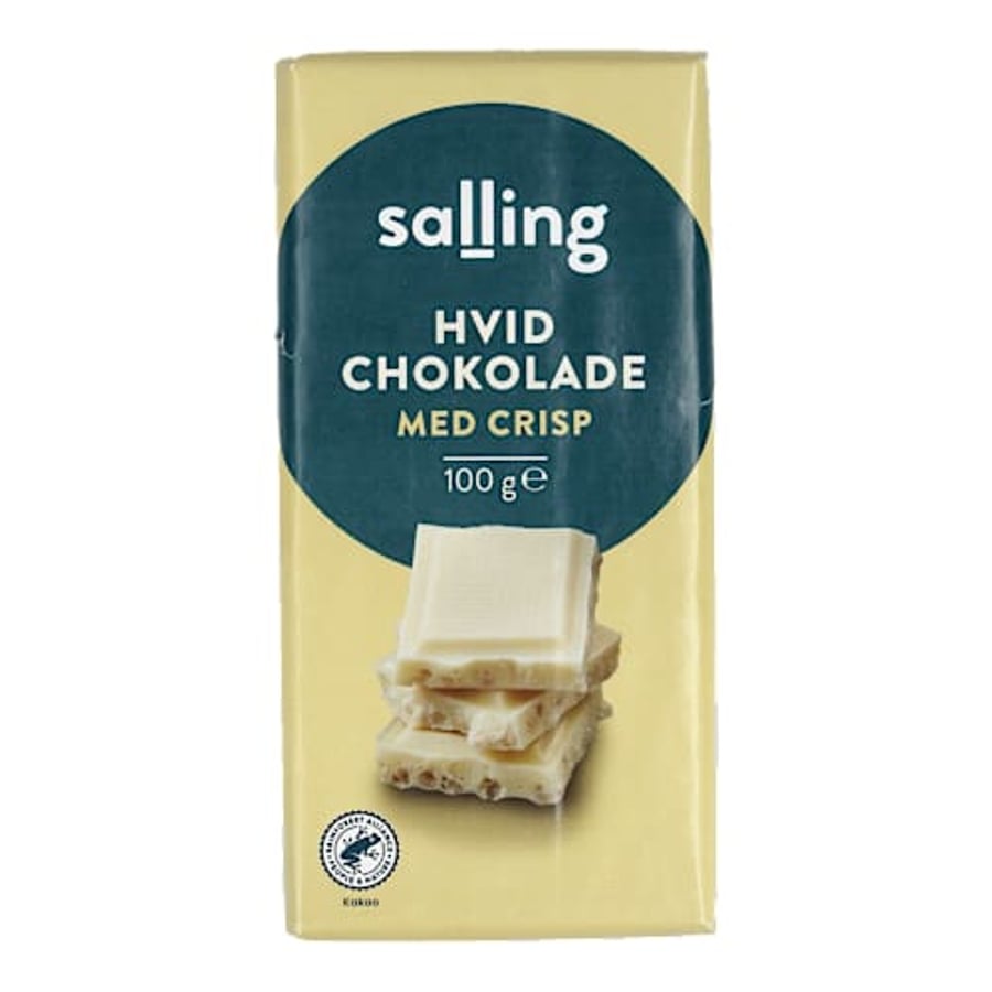 Salling hvítt súkkulaði með crisp 100 g