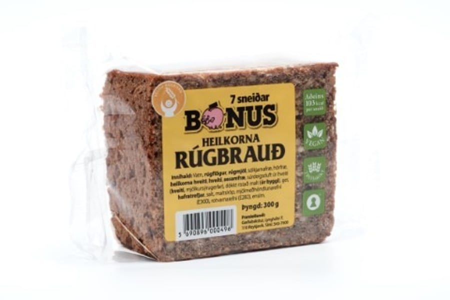 Bónus heilkornarúgbrauð 7 sneiðar