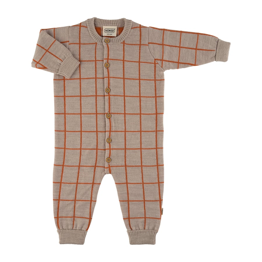 Voksi Wool Double Knit heilgalli Mel San