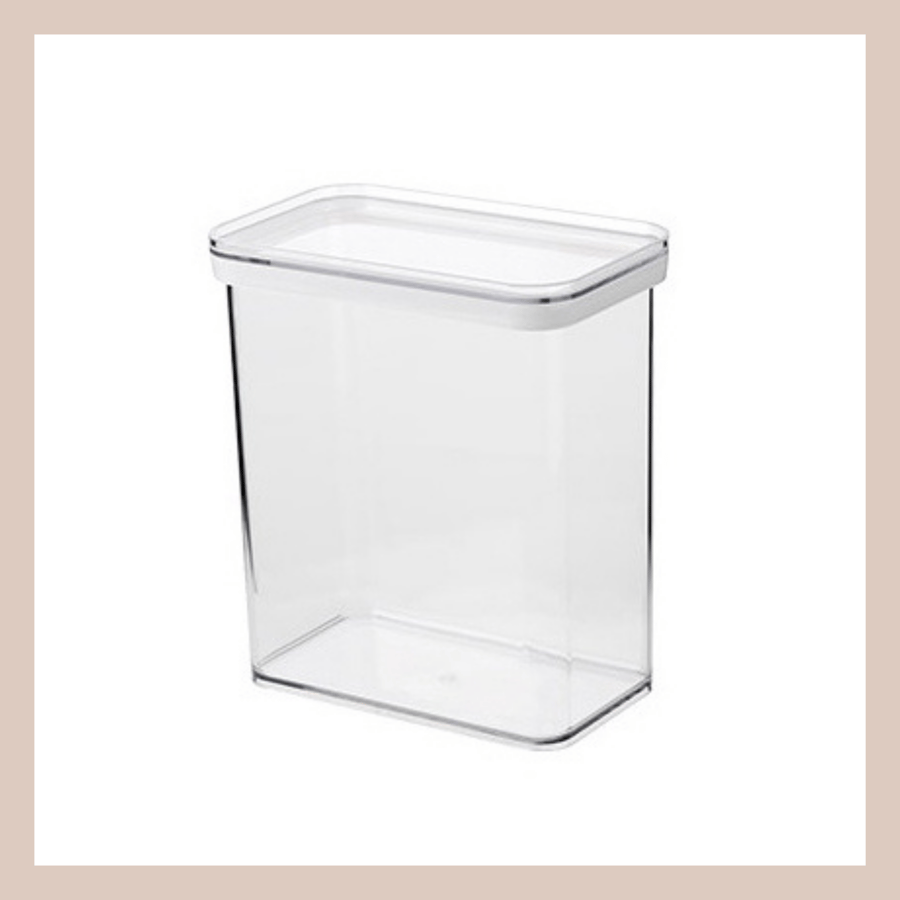 Loftþétt og staflanleg þurrvörubox – 3 stærðir - 2.4 L