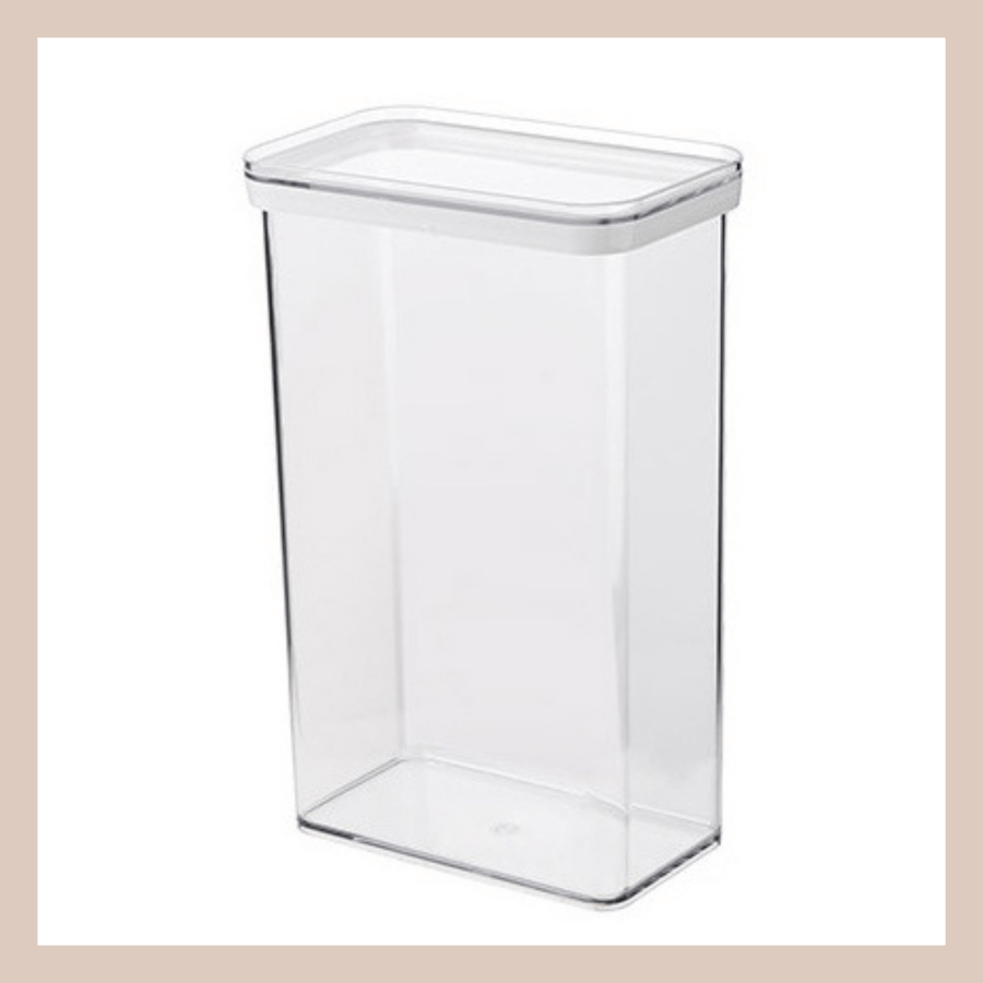 Loftþétt og staflanleg þurrvörubox – 3 stærðir - 2.4 L
