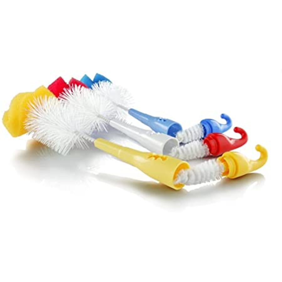 Nuby 2-in-1 pelabursti m svampi