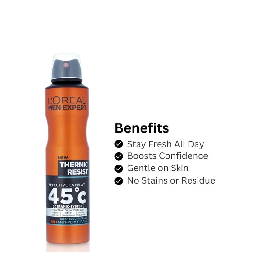 L'Oréal Men Expert Thermic Resest Svitalyktareyðir Spray 150 Ml