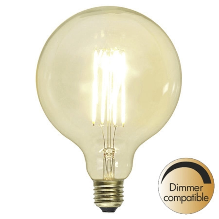 Decoration LED Clear G125 E27 2100K 320lm Dimmer comp.