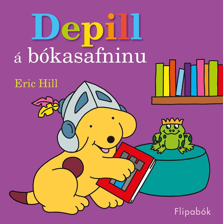 Depill á bókasafninu