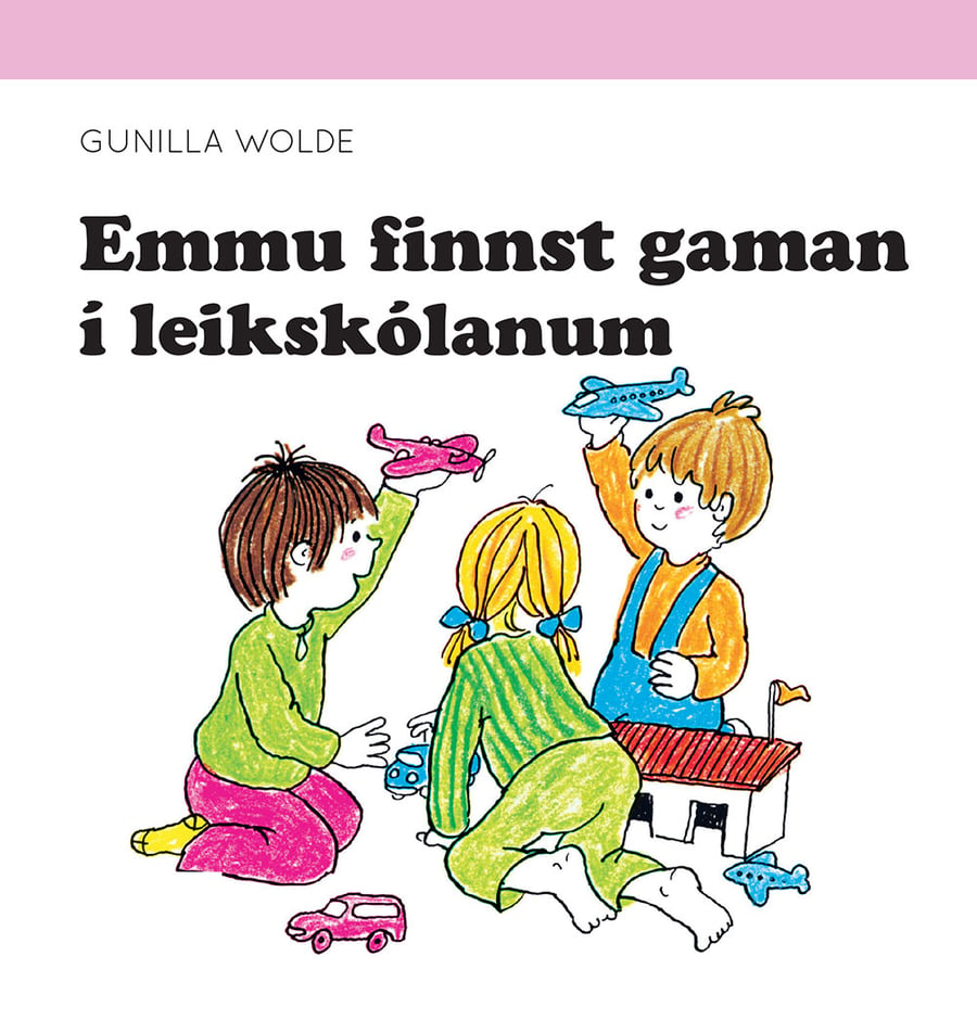 Emmu finnst gaman í leikskólan