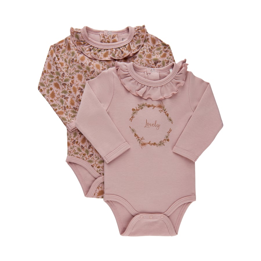Fixoni samfellur Pale Mauve GOTS 2pk