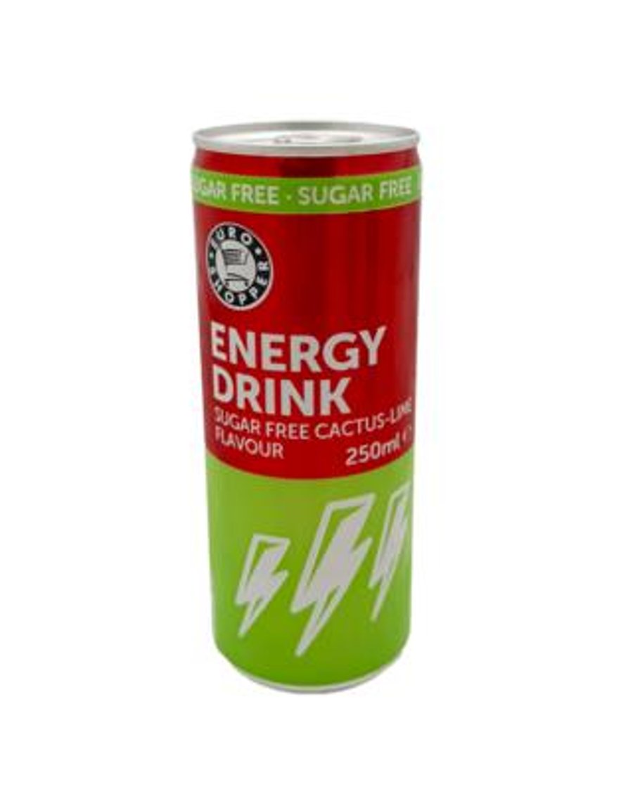 Euro Shopper orkudrykkur cactus & lime sykurlaus 250 ml
