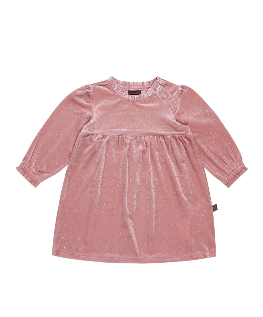 Kids up Abbi kjóll Velvet/Glitter Rose