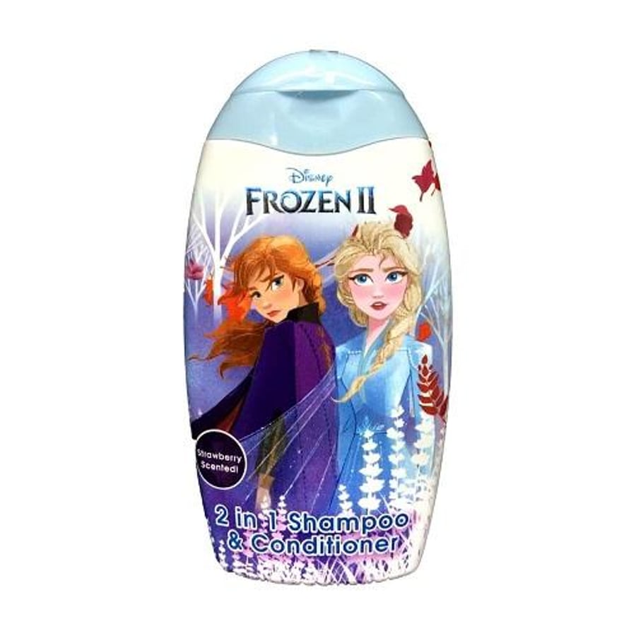 Disney Frozen II 2 in 1 shampó og hárnæring með jarðaberja ilm 300 ml