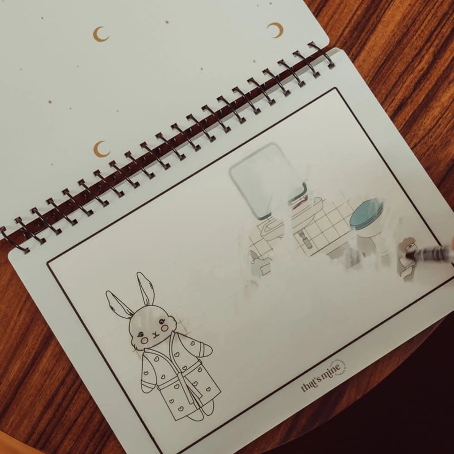 Drew vatnslitabók Bunny