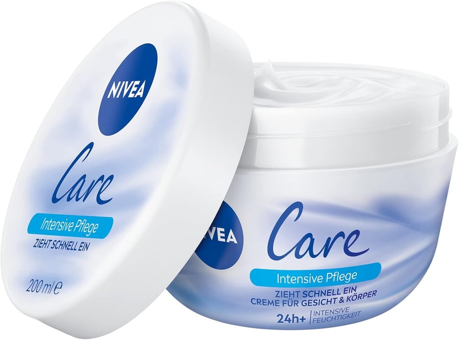 Nivea Care Intensive Nærandi Krem Fyrir Andlit, Líkama og hendur 200 ml