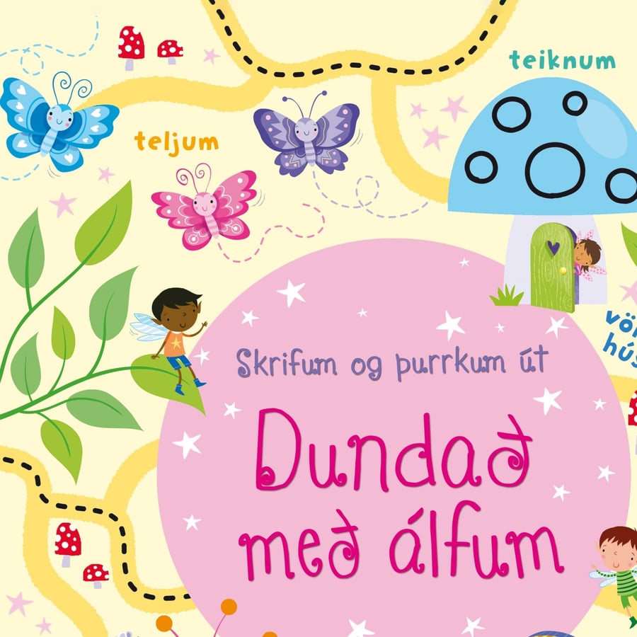Dundað með álfum - Skrifum og þurrkum út