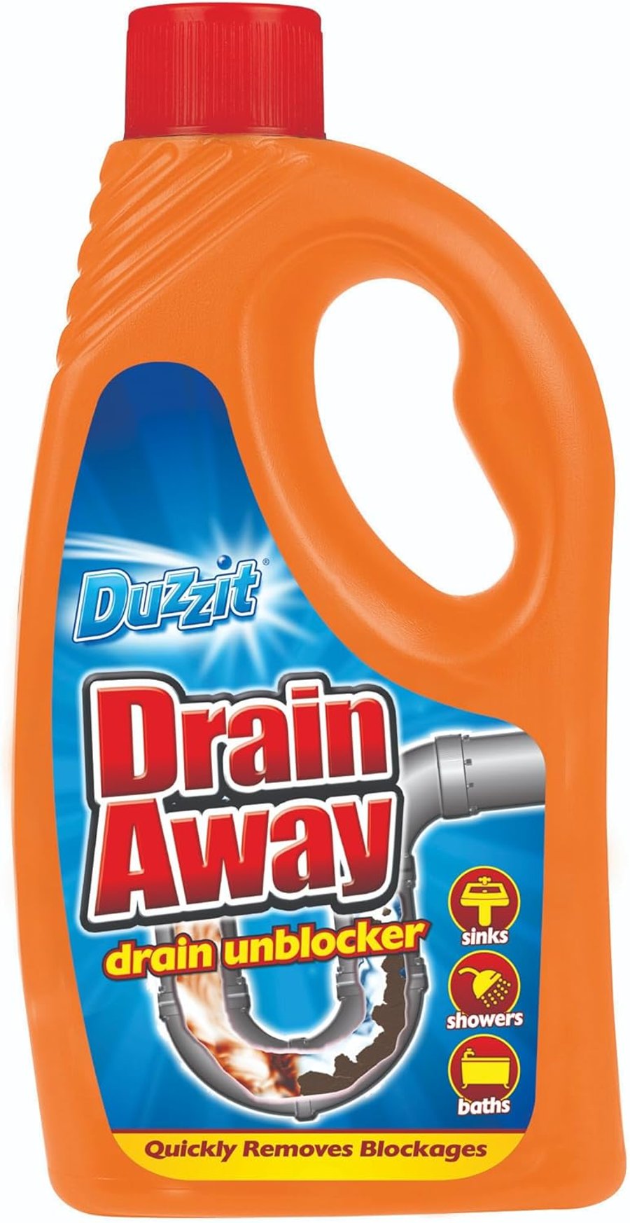 Duzzit fljótandi stíflueyðir DRAIN AWAY LIQUID 400 ML