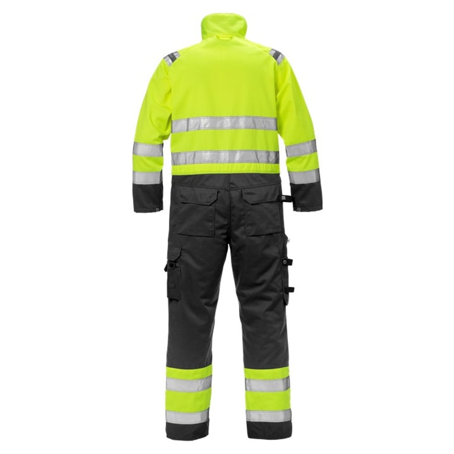 Fristads samfestingur HiViz gulur/svartur
