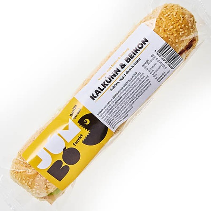 Jumbo langloka kalkúnn & beikon 200 g