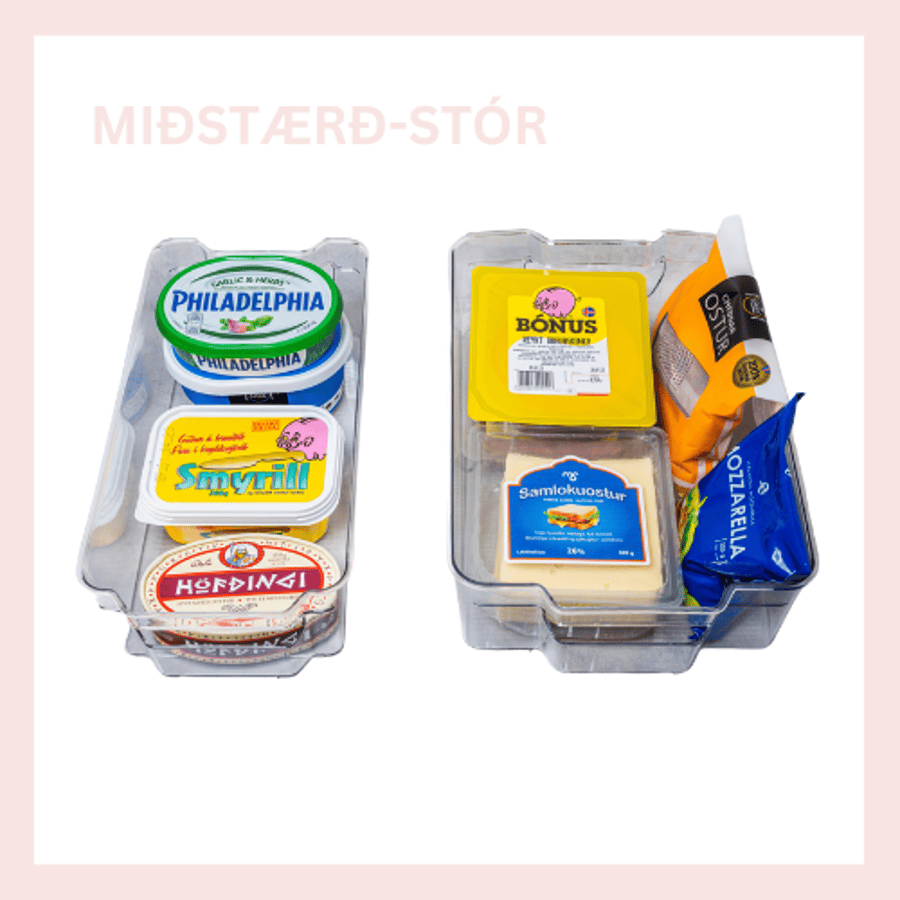 Ísskápabox – 4 stærðir
