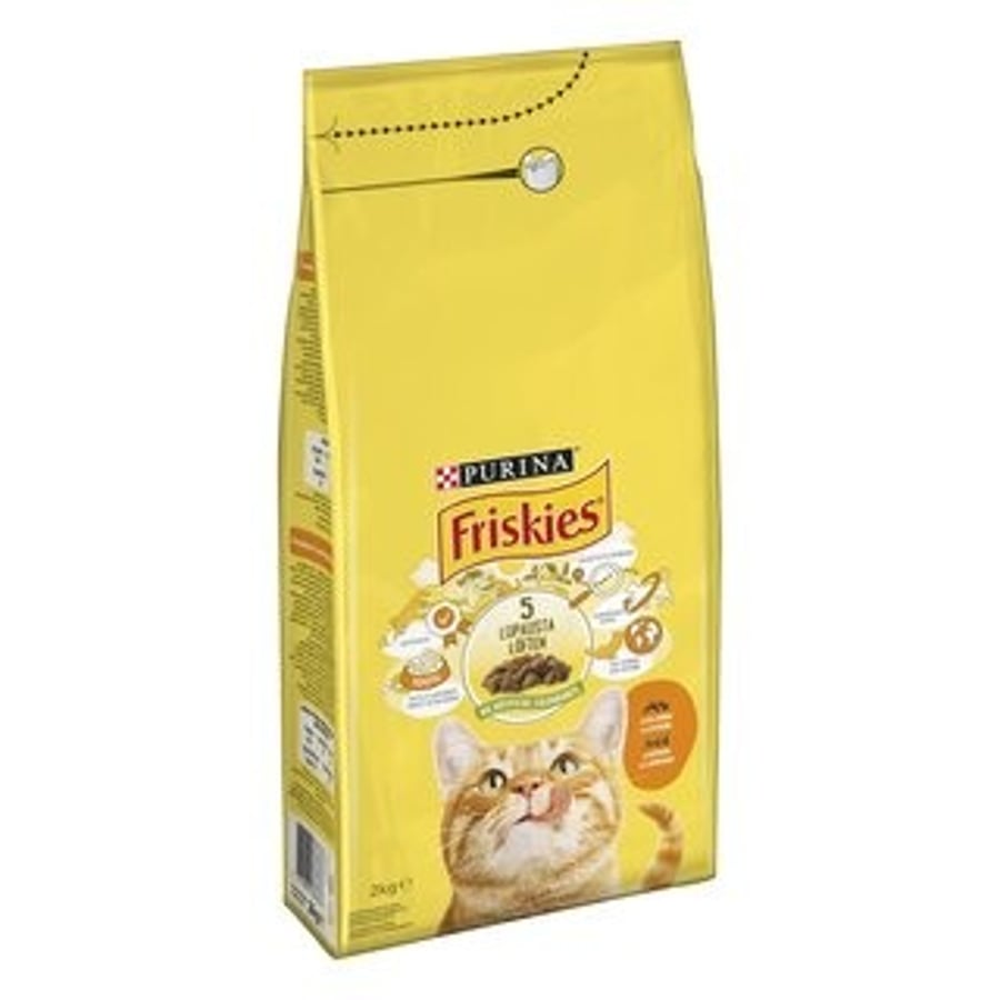 Friskies kattarmatur fyrir fullorðna ketti 2 kg