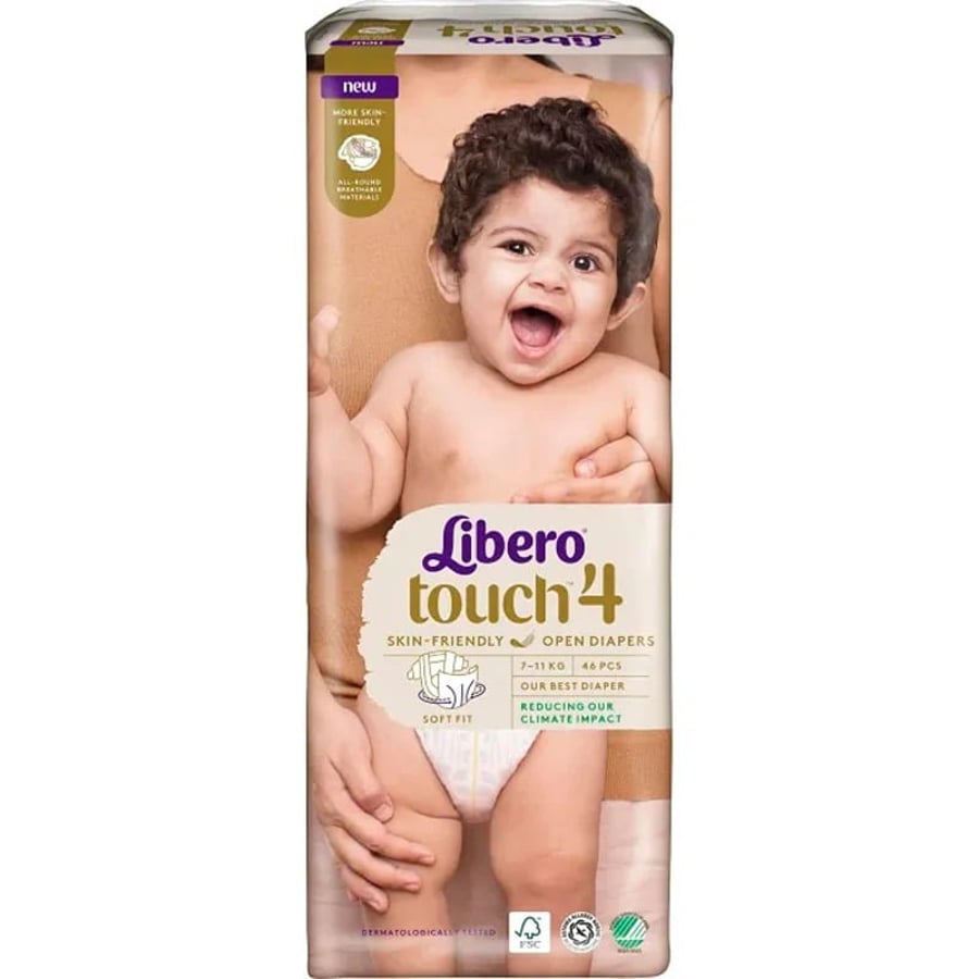 Libero Touch bleyjur st4 44 stk