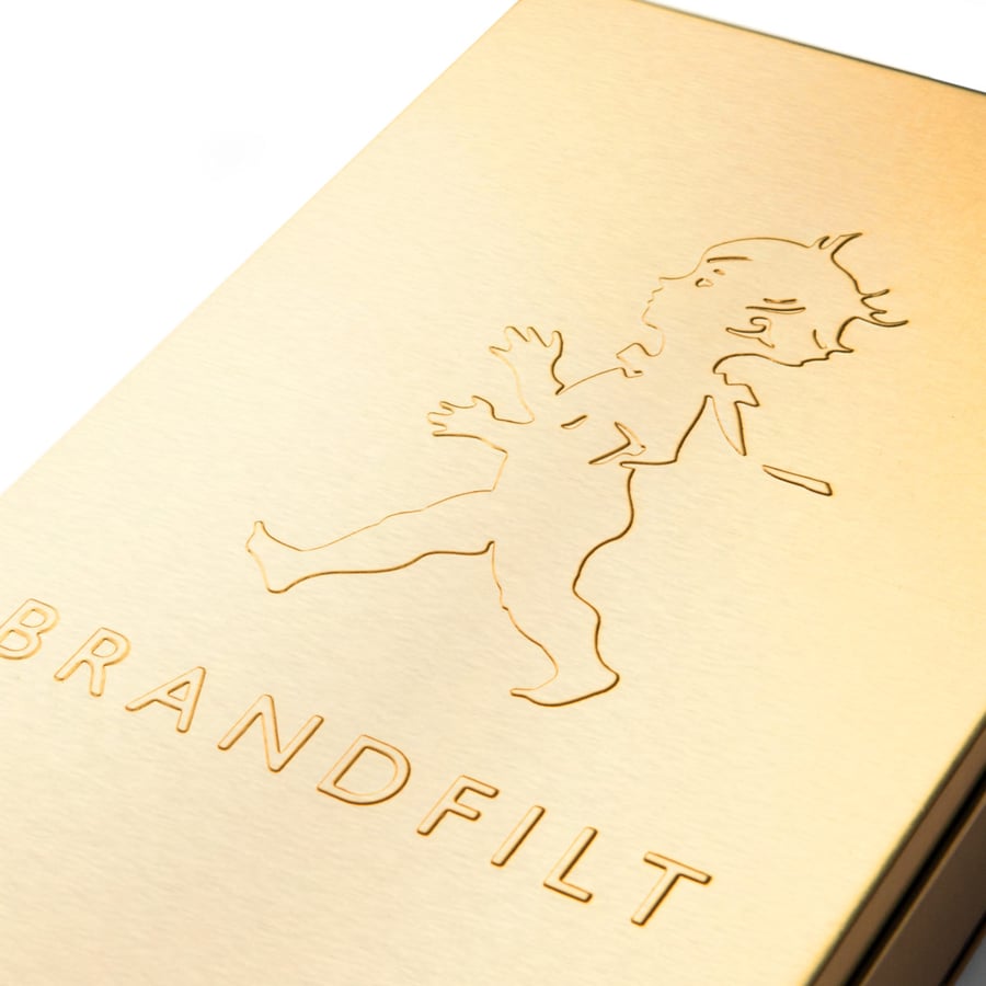 Brandfilt eldvarnarteppi gyllt
