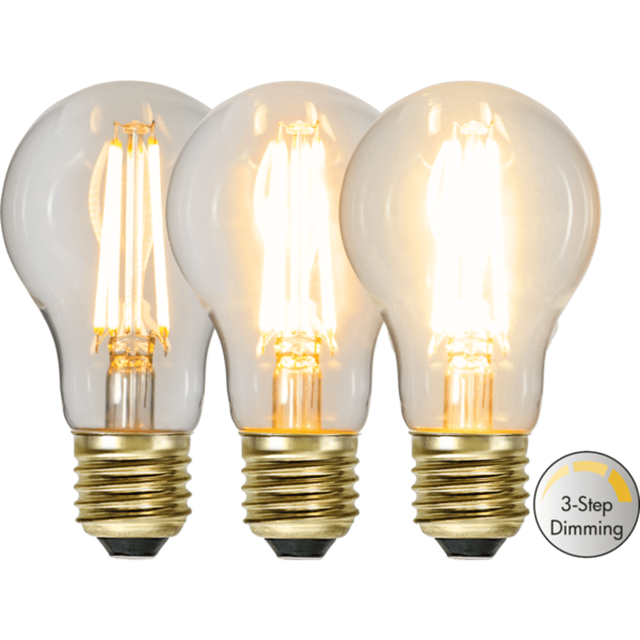 E14 kúla 3-step dimming40/200/400lm