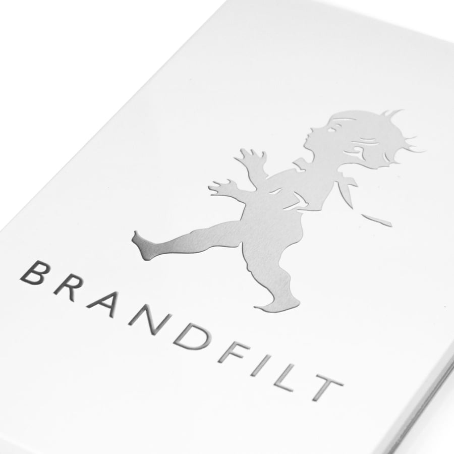 Brandfilt eldvarnarteppi hvítt/silfur