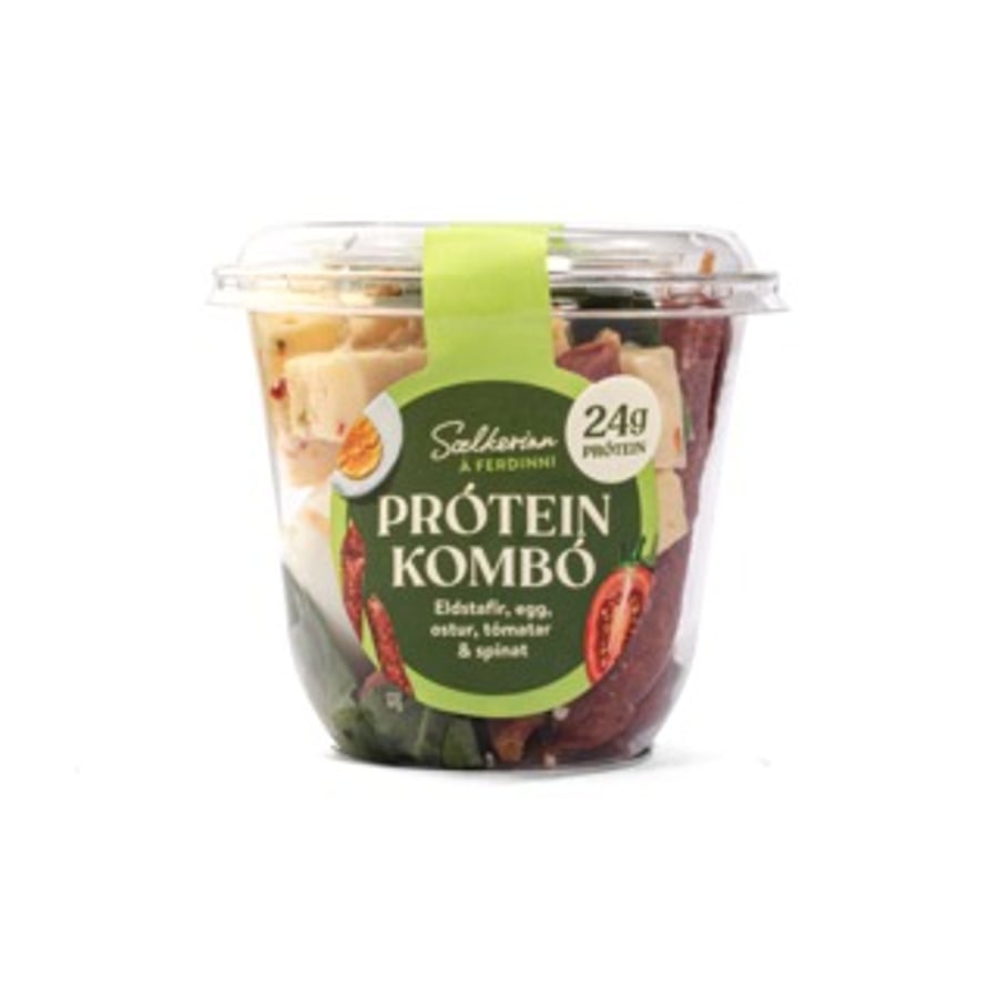 Sælkerinn snarlbox prótein kombó 185 g