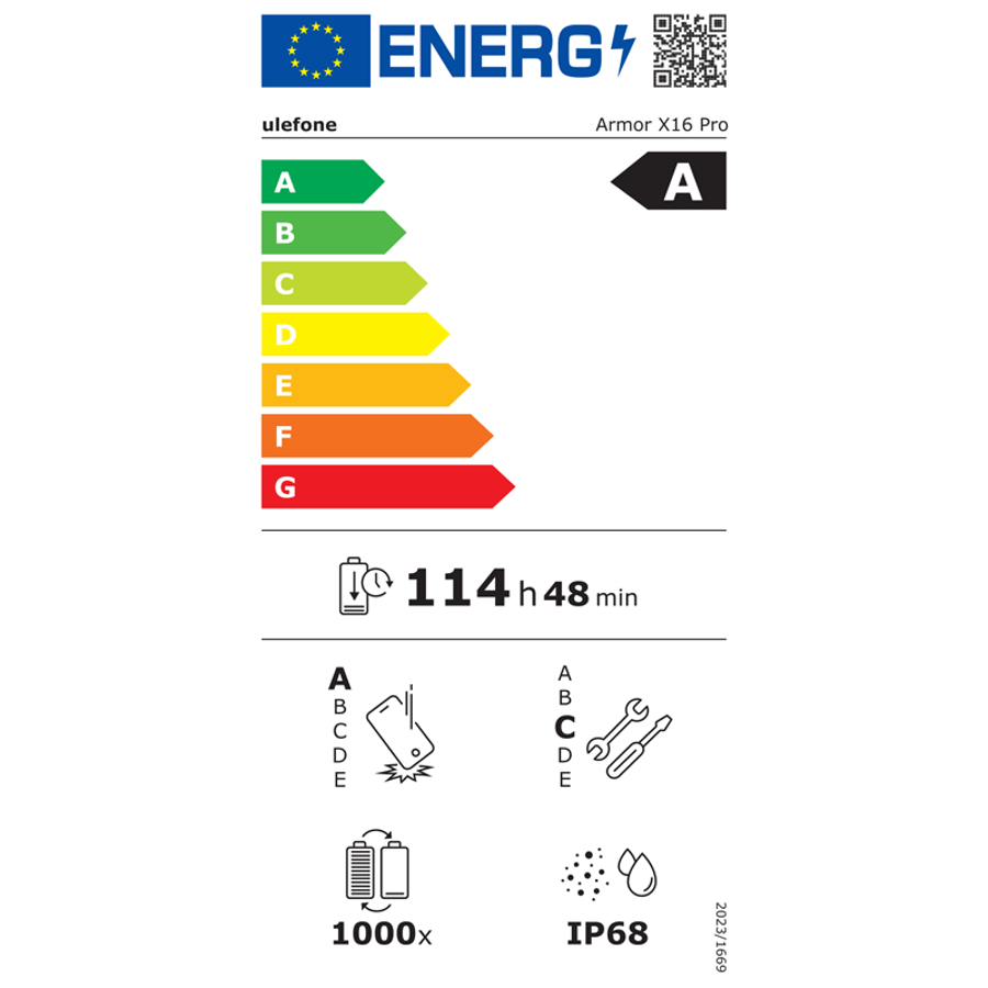 Ulefone Armor X16 Pro 8+256GB 5G vinnusími