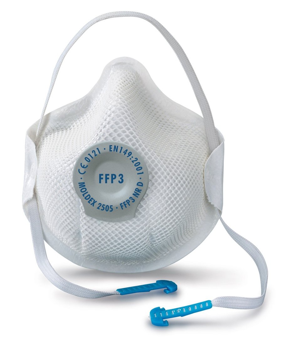 Moldex SMART rykgríma FFP3 með ventli, 10stk