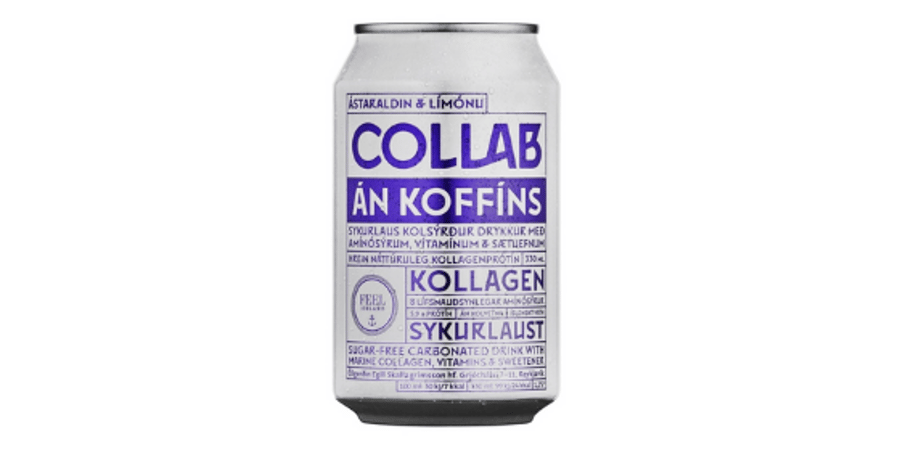 COLLAB - Án koffíns Ástaraldin og Límóna (Dós)