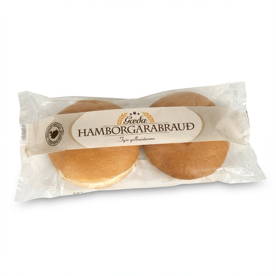 Hamborgarabrauð 2 stk