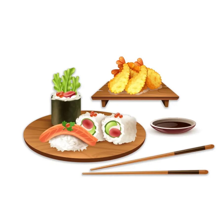 Blandað Bento hádegistilboð