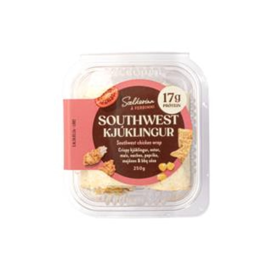 Sælkerinn south west vefja m/kjúkling 250 g