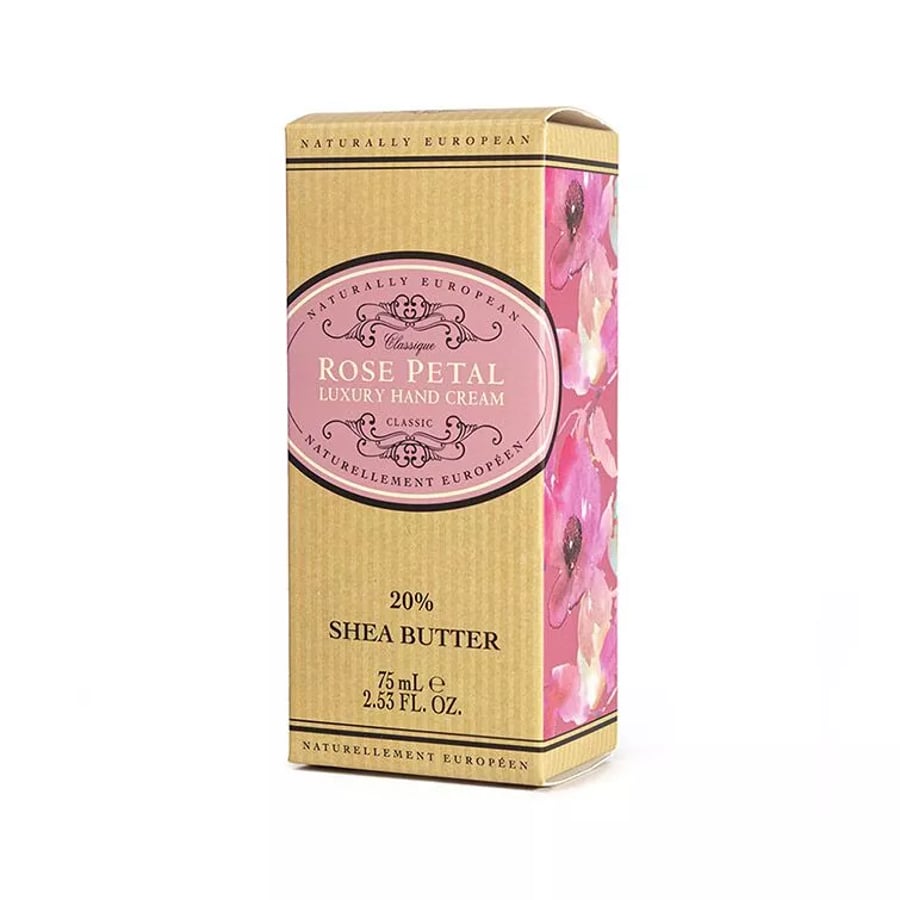 Naturally European Hand Áburður með Rose Petal ilm 75 ml