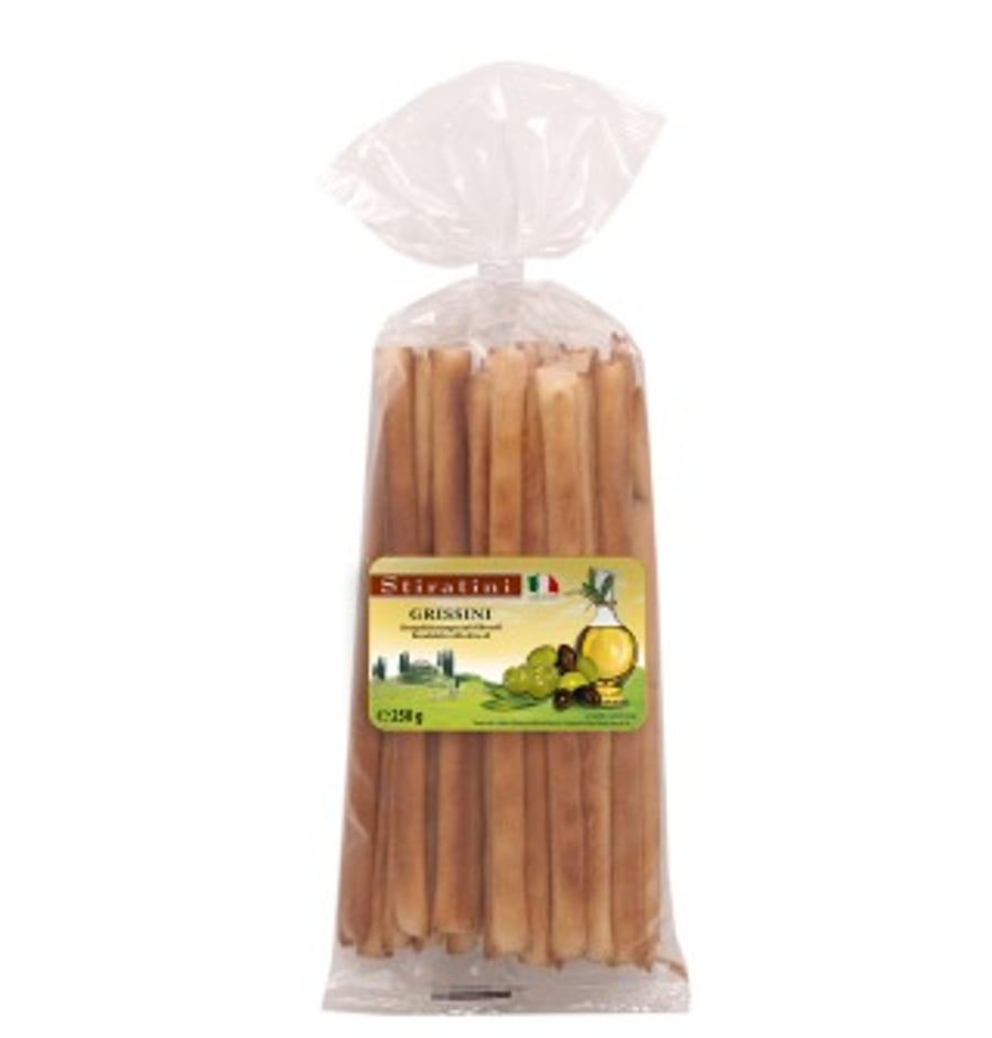 Grissini brauðstangir með ólífuolíu 250 g