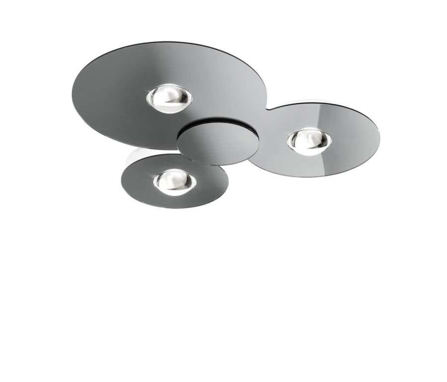 BUGIA PL3 Chrome ceiling light by Studio Italia Design