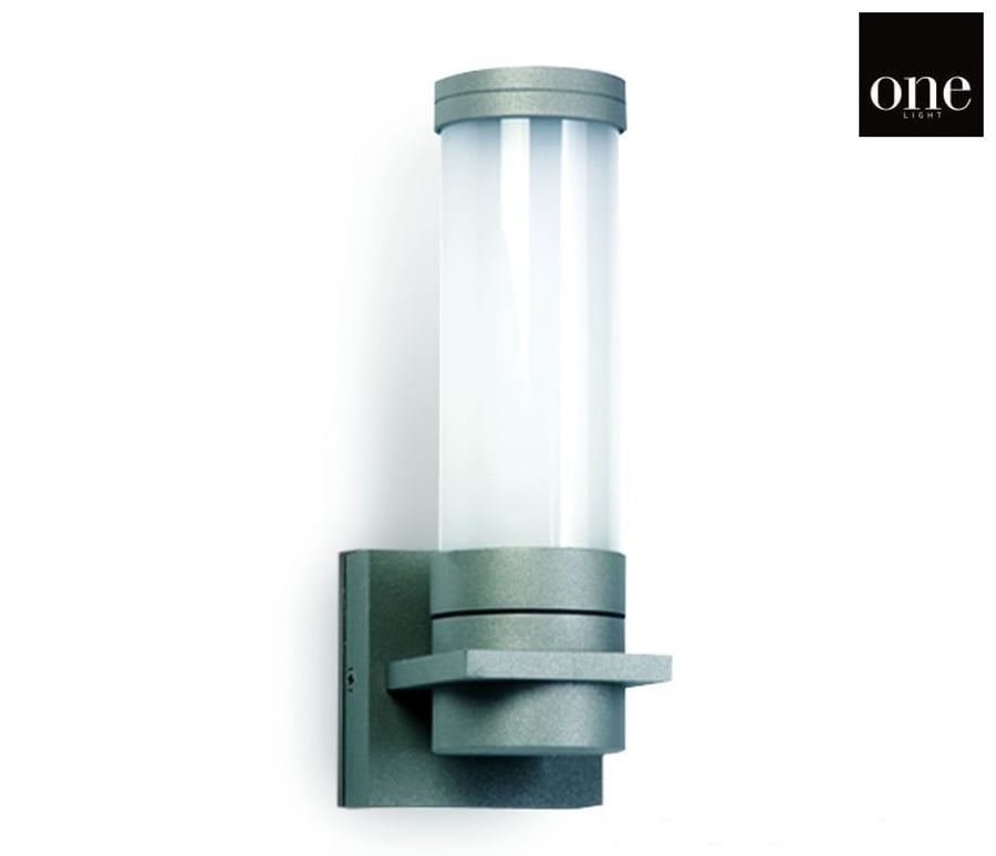 One Light Grey Wall Bracket 15W E27