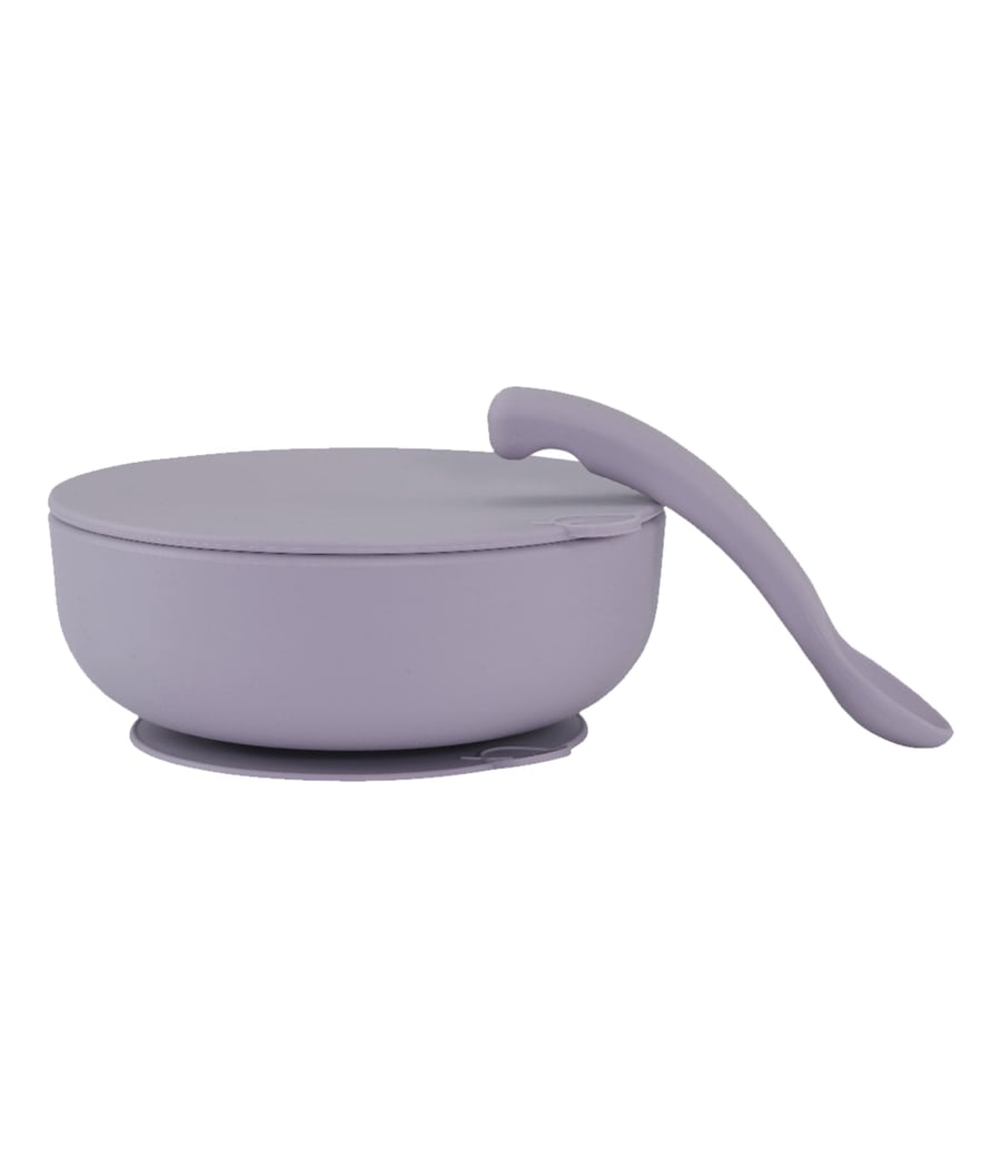 Lille Vilde skál m loki og skeið Lilac