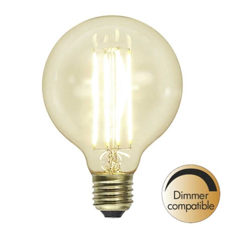 Decoration LED Clear G95 E27 2200K 320lm Dimmer comp.