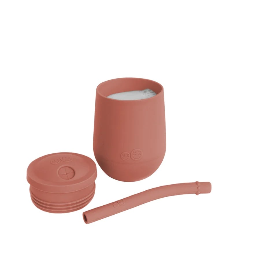 EZPZ Mini Cup + Straw Sienna