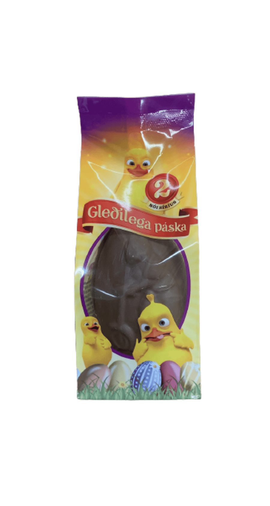 Nói Síríus Mjólkursúkkulaðiegg með málshætti og blönduðu sælgæti 80 g