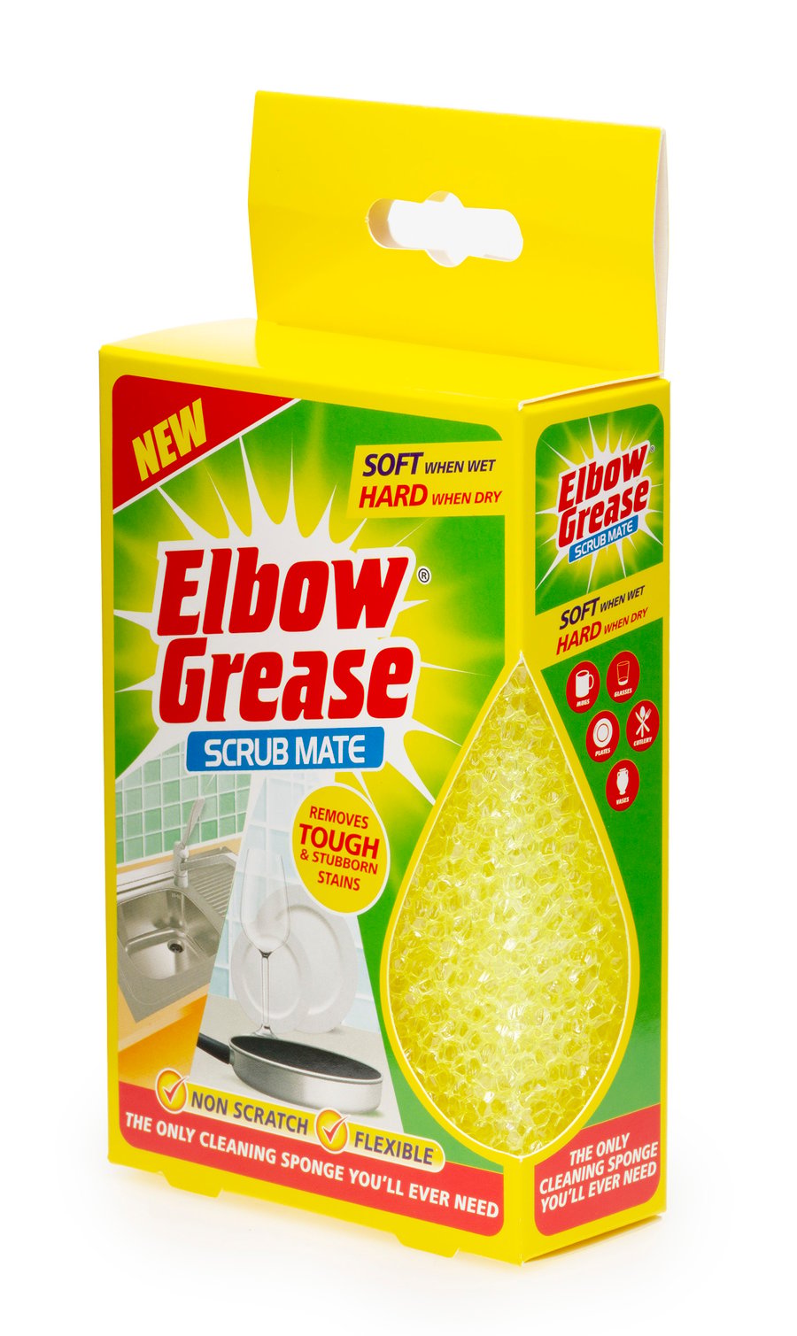 Elbow Grease Skrúbb púði 1 í pakka / Elbow Grease Skrúbb púði 1 í pakka