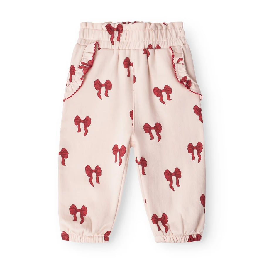 Elsa sweatpants – Rouge boucle