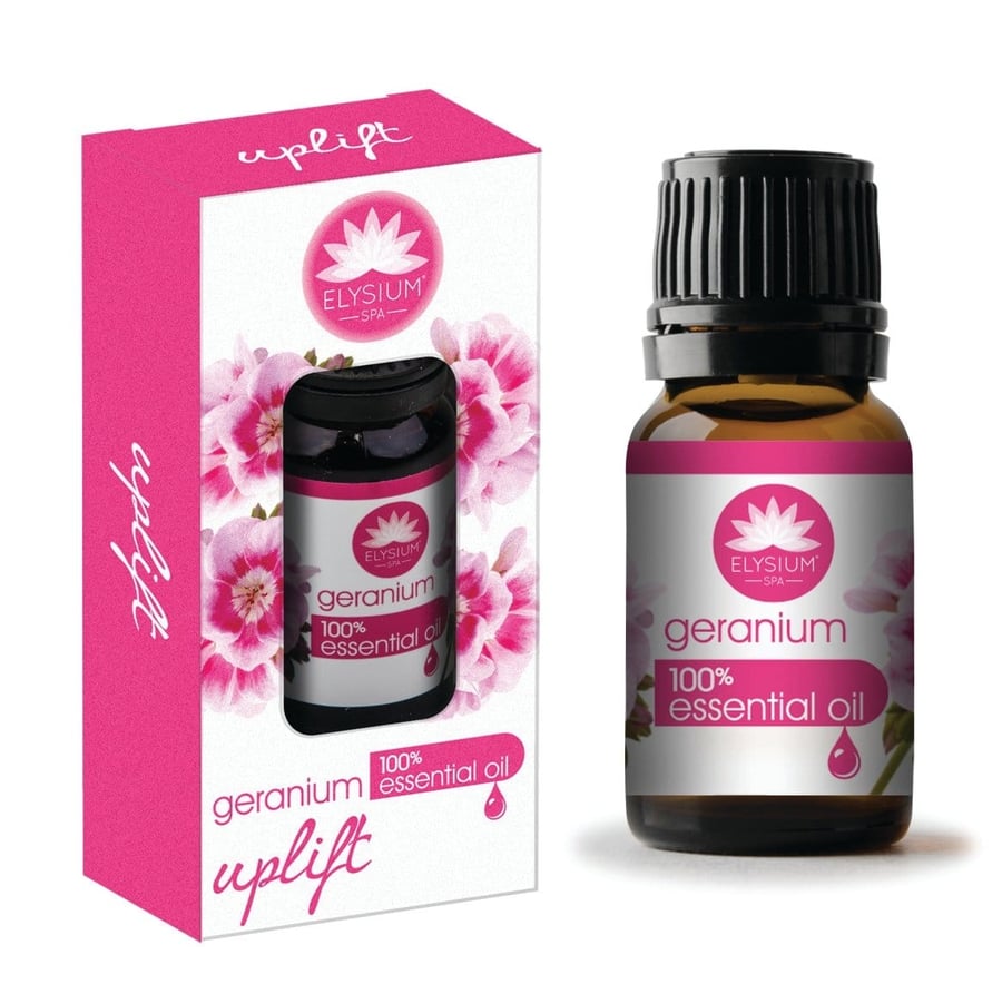 Elysium Spa Aromatherapy upplífgandi Geranium Ilmkjarnaolía 10 ml