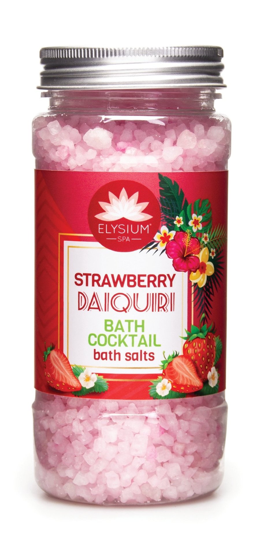 Elysium Spa Strawberry Daiquiri Bath Cocktails Bað salt 500 gr