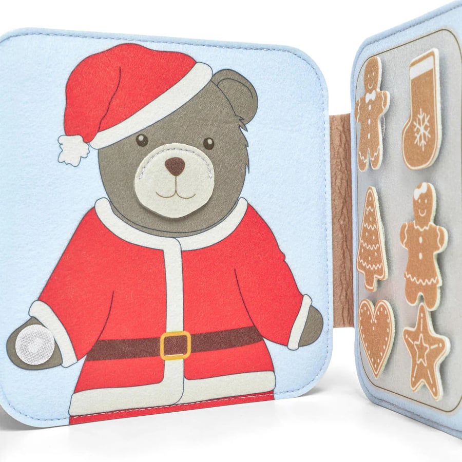 Emory felt activity book – Christmas bear