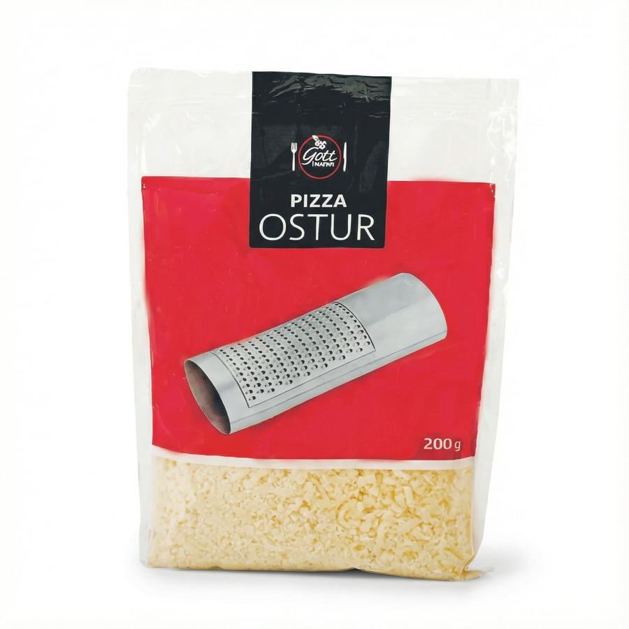 Pizzaostur rifinn 200gr
