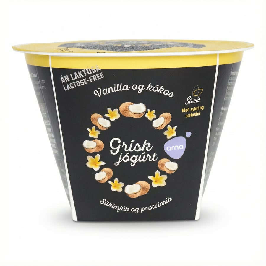 Arna Grískt Jógúrt vanilla og kókos 200 gr