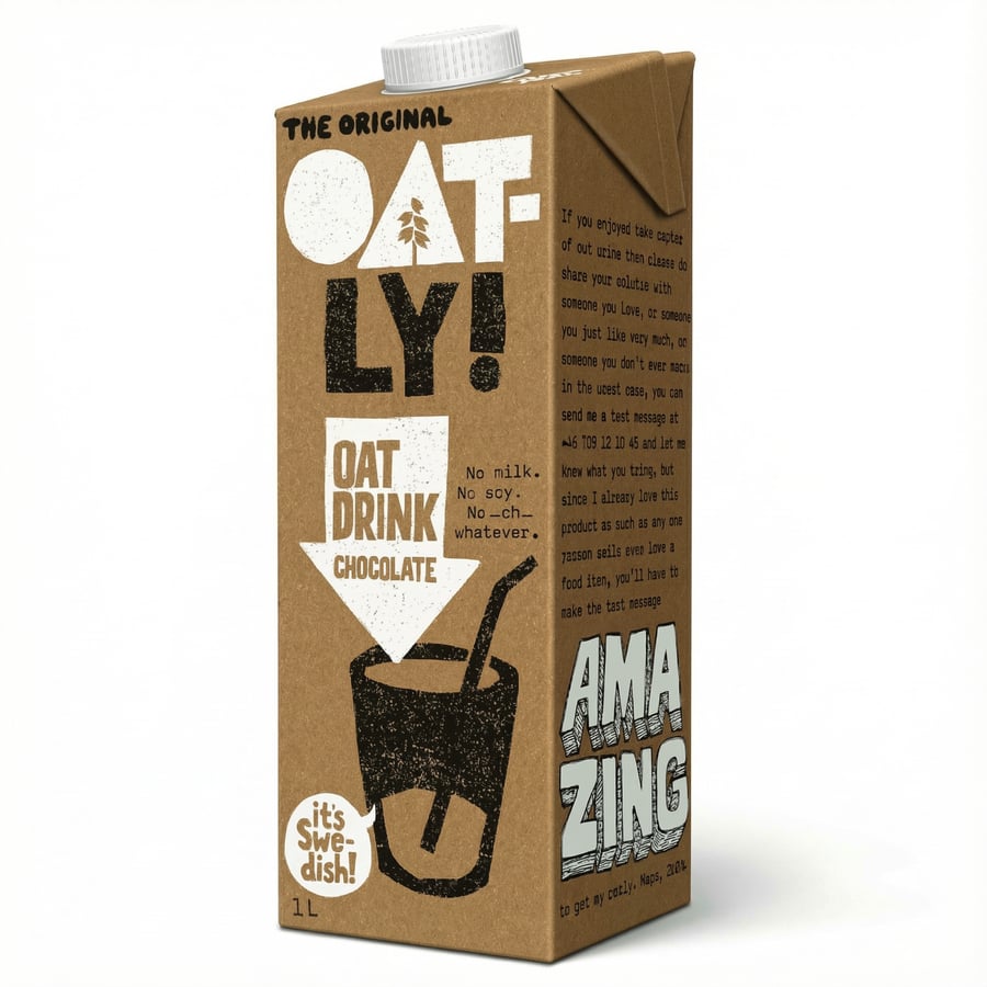 Oat-ly súkkulaðimjólk 1 ltr